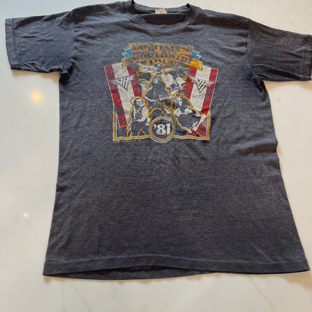 Van Halen worldwide tour shirt ‘81 - Picture 2 of 6